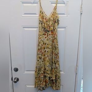 Spell Sayulita frill maxi dress